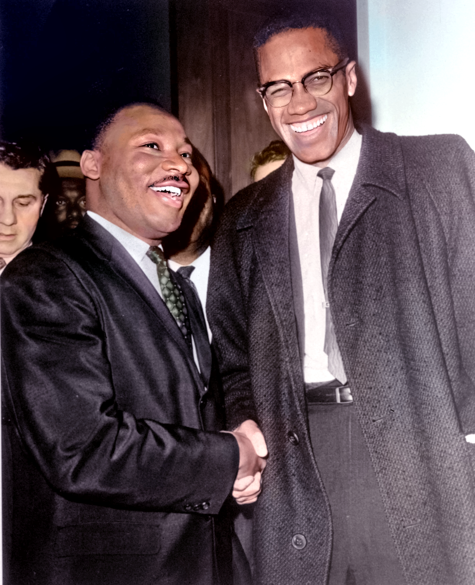 Martin Luther King Jr. and Malcolm X